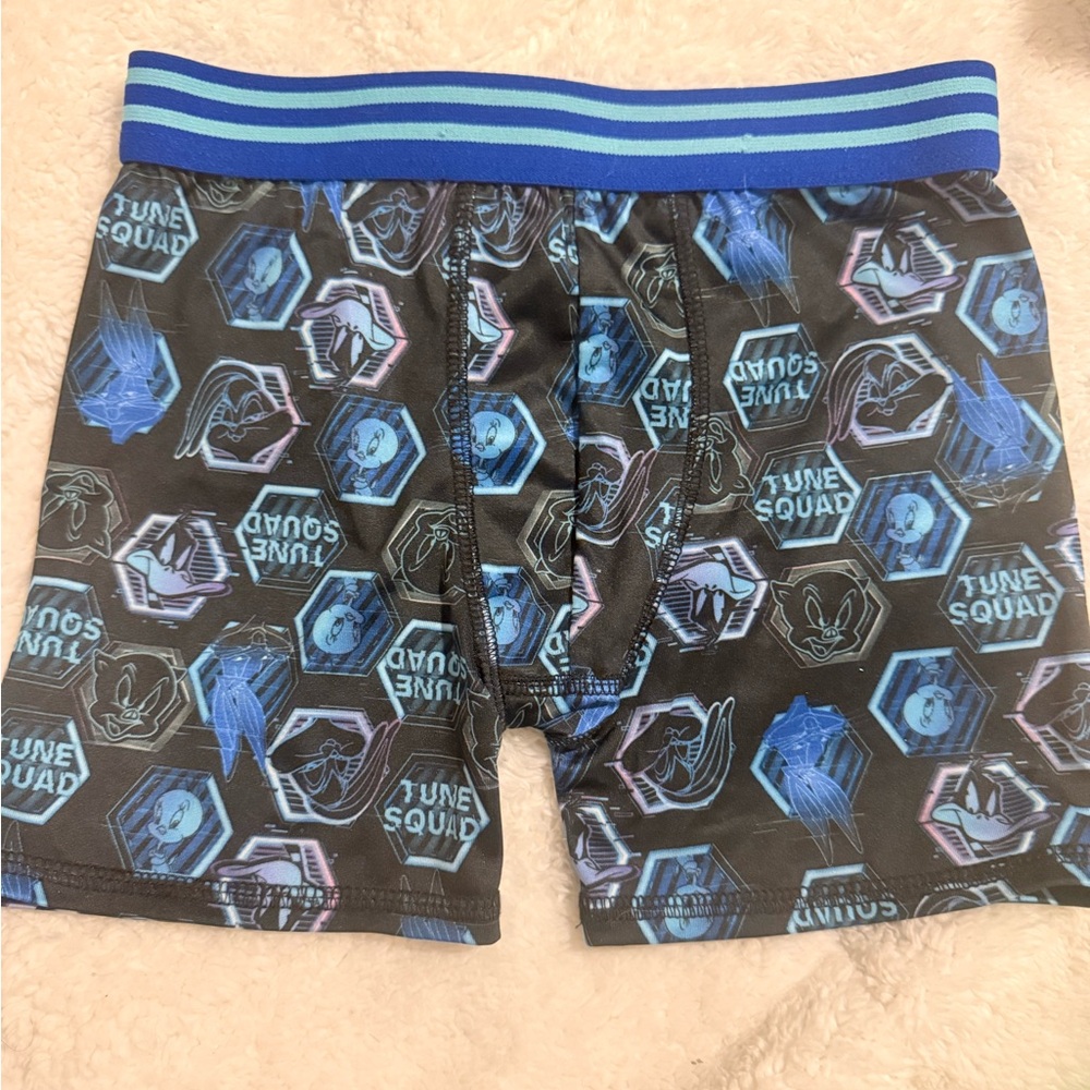 Legacy Kids Tune Squad Boxer Briefs - Blue and Black
